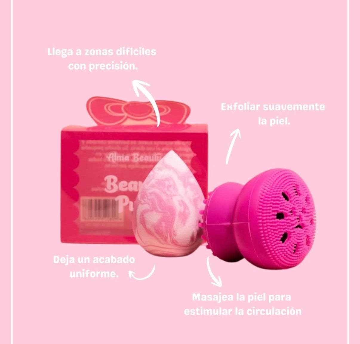 BEAUTY BLENDER + PULPO FACIAL