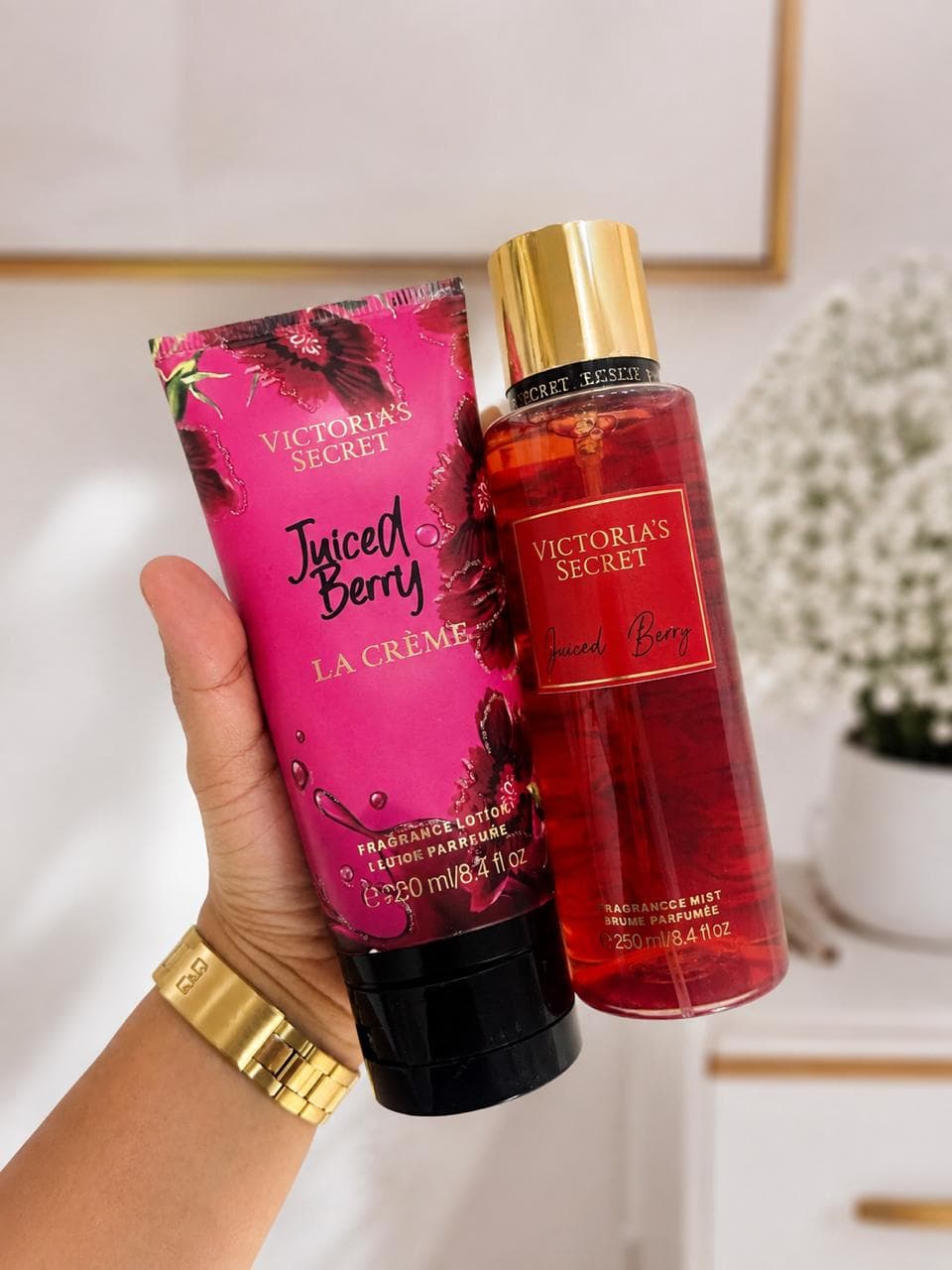 Crema Hidratante + Splash Victoria's Secret