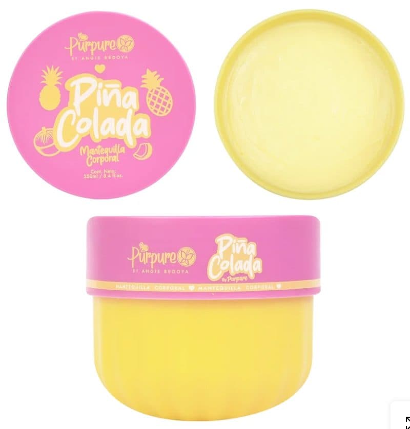 Mantequilla Importada Piña Colada Grande 250ml Purpure