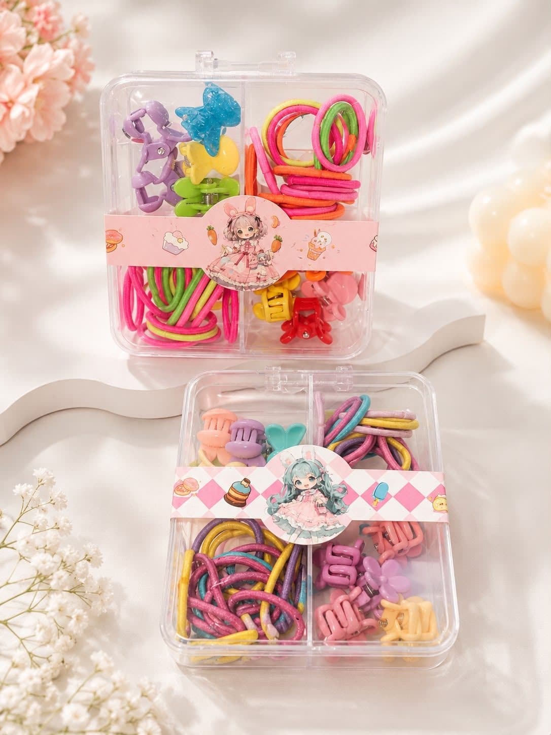 SET DE MOÑAS Y GANCHOS