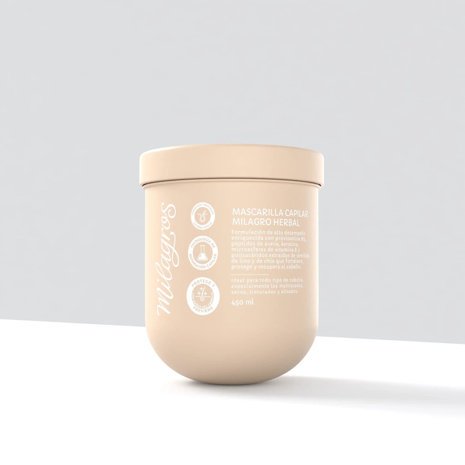 Mascarilla Capilar Milagro Herbal